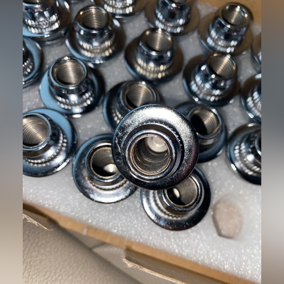 Brand New - MIKKUPPA M12x1.5 Lug Nuts Set of 24pcs Hex 13/16'' (21mm) Chrome - Picture 8 of 16